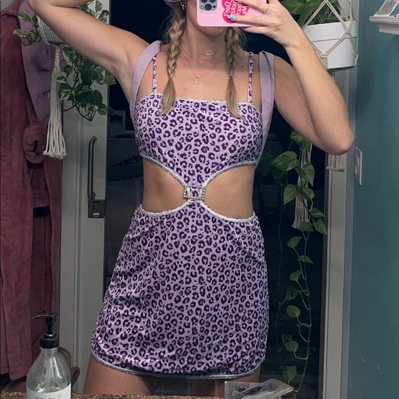 shein cheetah print dress - Picture 2 of 4